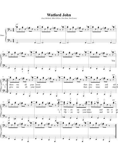 Watford John (arr. Classic Hits: Authentic Arrangements)