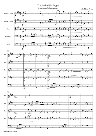 The Invincible Eagle (arr. Edition Maulwurf)