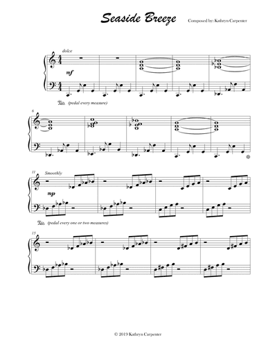Seaside Breeze (Piano Solo)