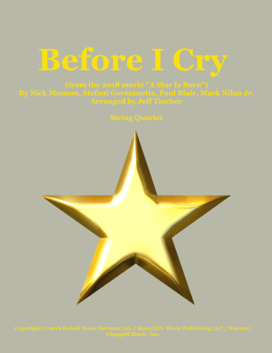 Before I Cry (arr. Jeff Tincher)