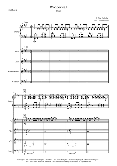 Wonderwall (arr. Fernando Britto)