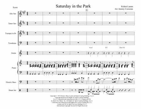 Saturday In The Park (arr. Jeremy Corcoran)