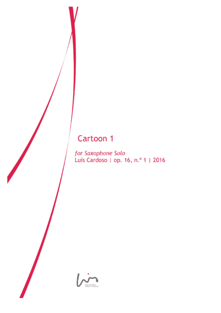 Cartoon I (for Saxophone Solo)