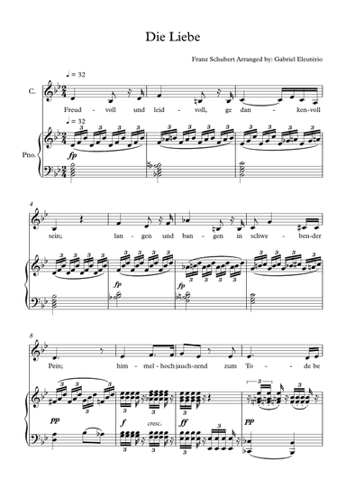 Die Liebe (arr. Gabriel Eleutério)