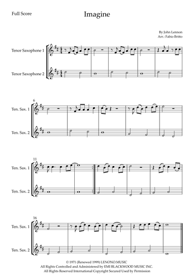 Imagine (arr. Fabio Britto)