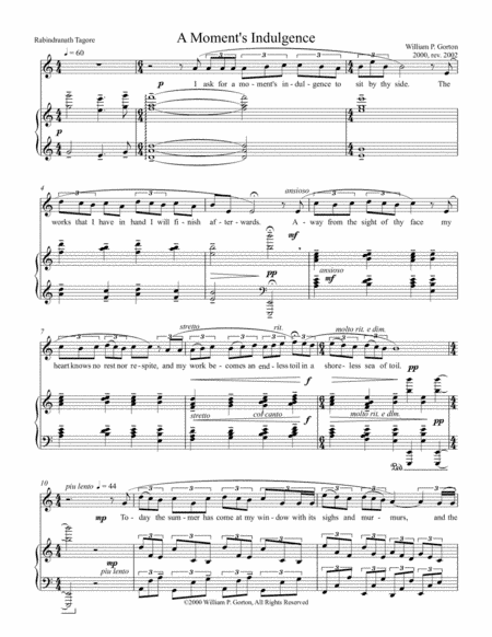 A Moment's Indulgence