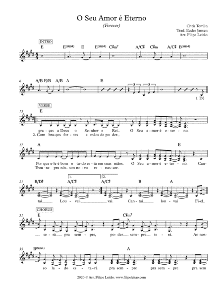 Forever (arr. Filipe Leitão)