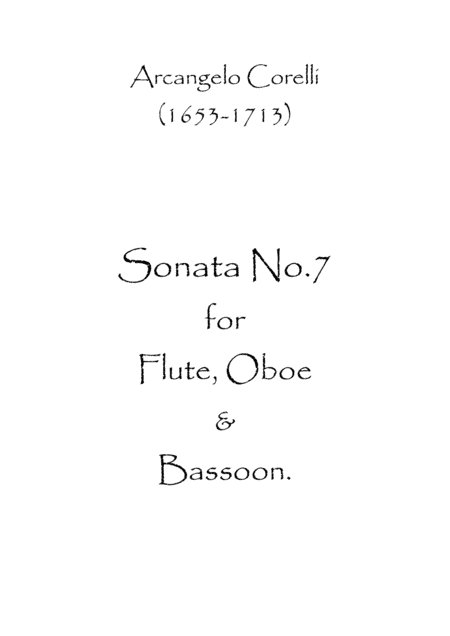 Sonata No.7 (arr. Spence Bundy)