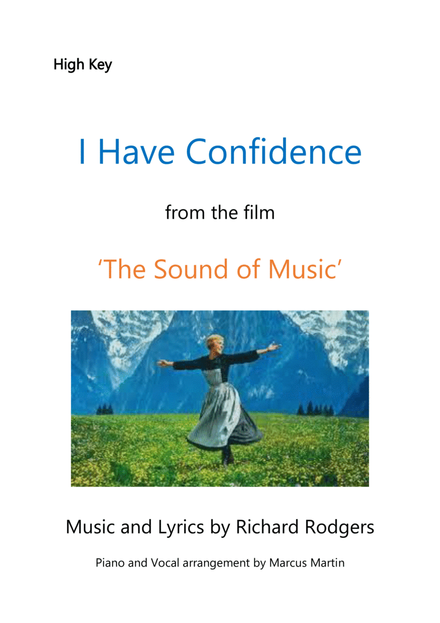I Have Confidence (arr. Marcus Martin)