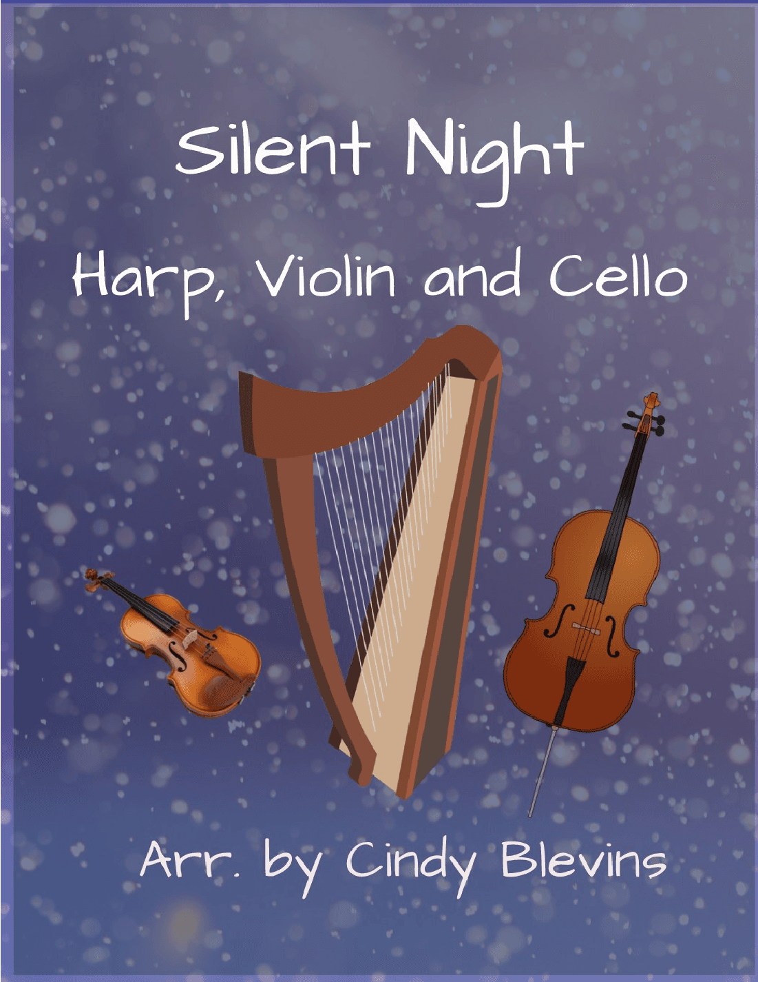 Silent Night, for Harp, Violin and Cello (arr. Cindy Blevins)