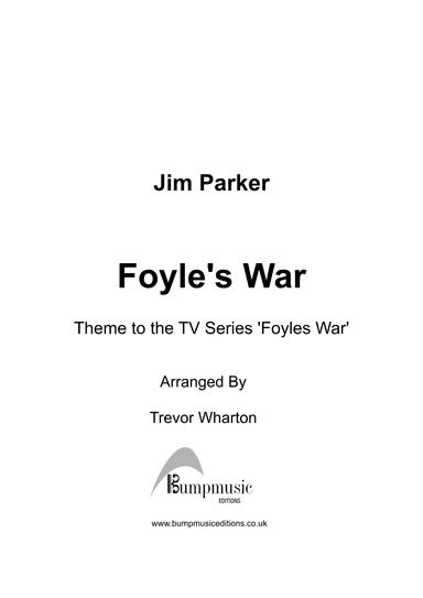 Foyle's War (arr. Trevor Wharton)