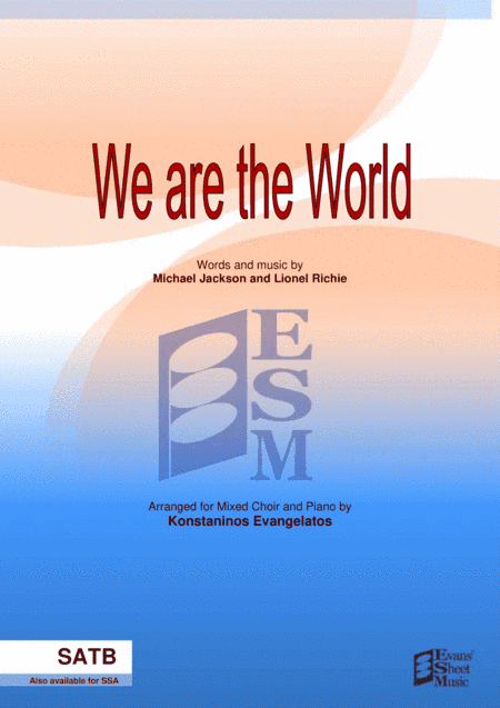 We Are The World (arr. Konstantinos Evangelatos)