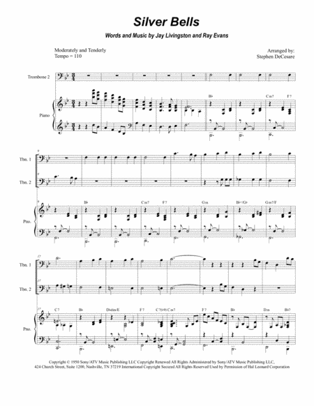 Silver Bells (arr. Stephen DeCesare)