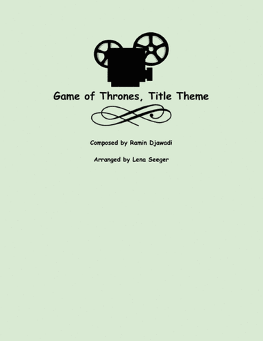 Game Of Thrones (arr. Lena Seeger)