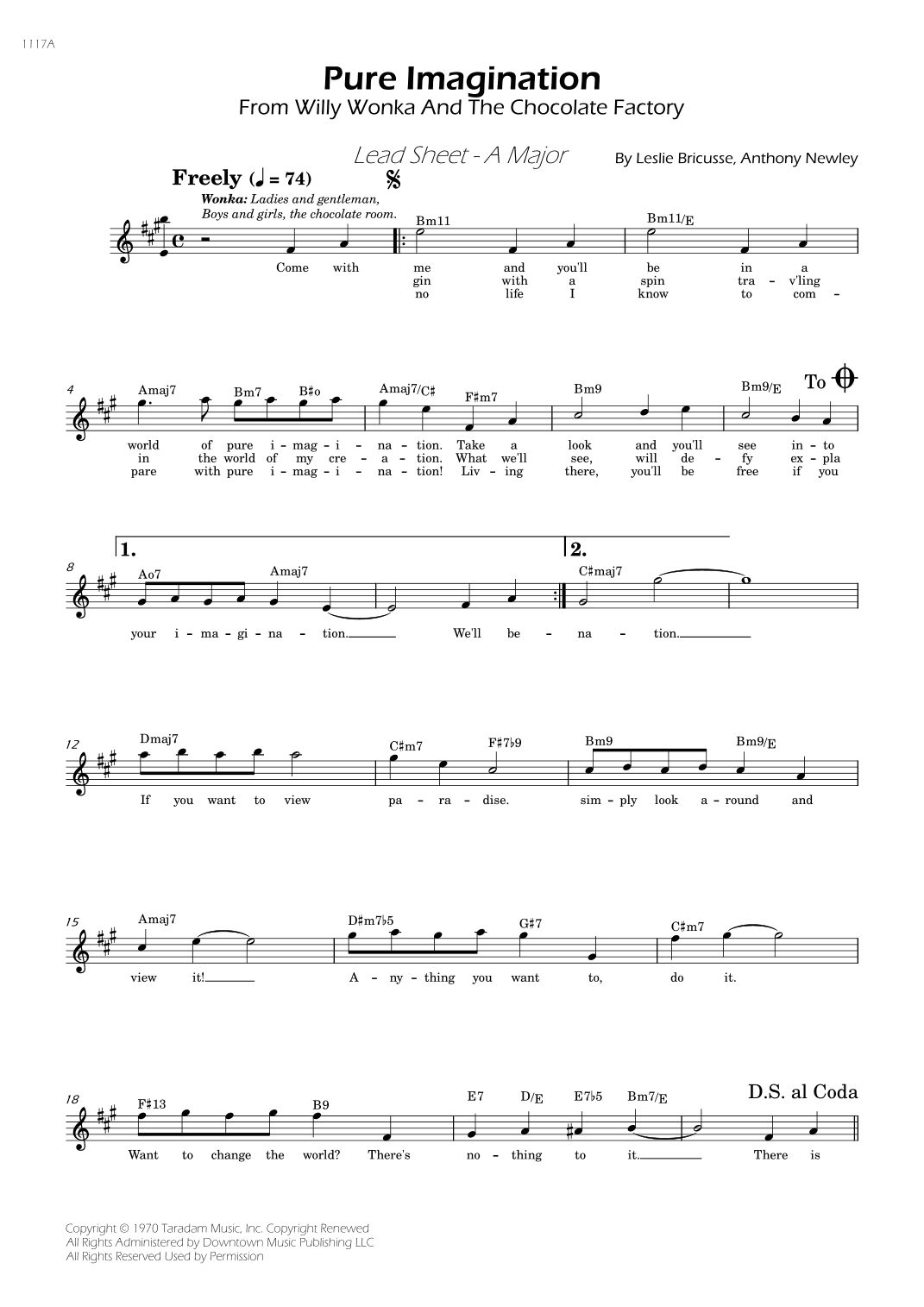 Pure Imagination (arr. César Madeira)