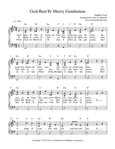 God Rest Ye Merry Gentlemen (arr. Scott A. Schmidt)