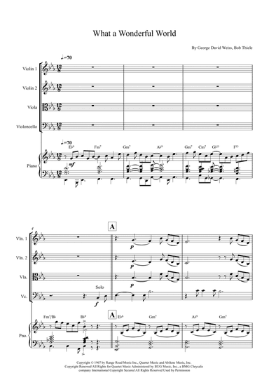 What A Wonderful World (arr. Vinicius Louzada)