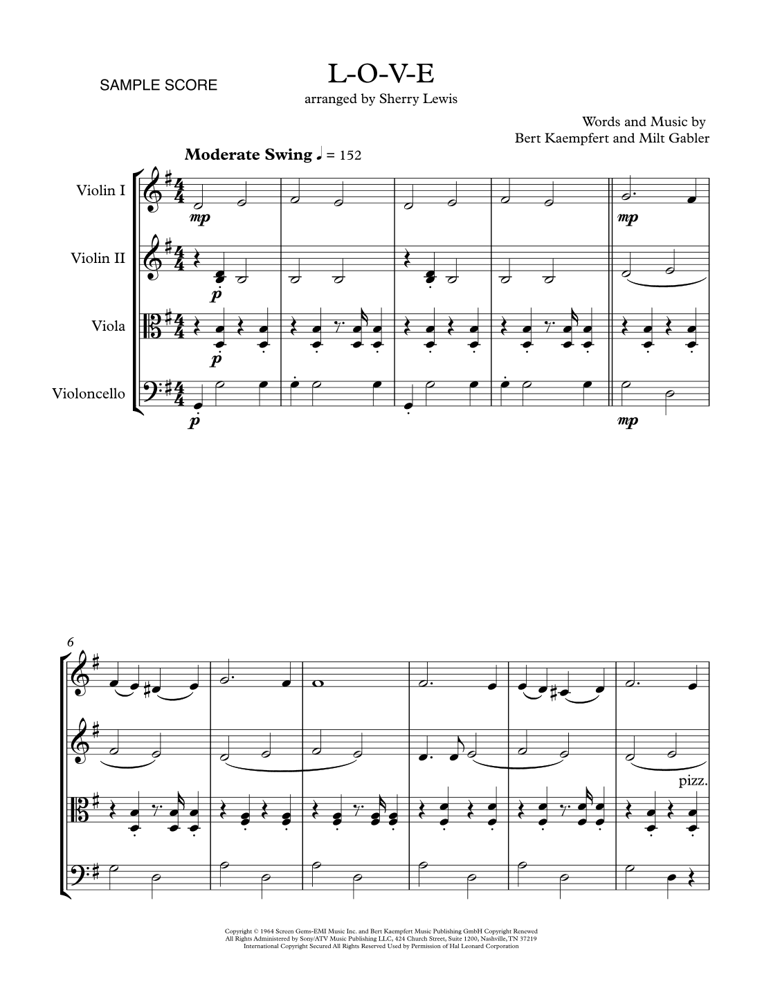 L-O-V-E (arr. Sherry Lewis)