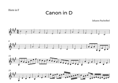 Canon in D (arr. Alex Nunes Rodrigues)