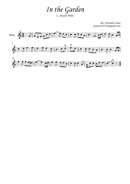 In the Garden (arr. Griselda Casas)
