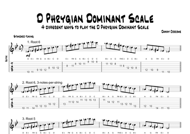 D Phrygian Dominant Scale (4 Ways to Play)