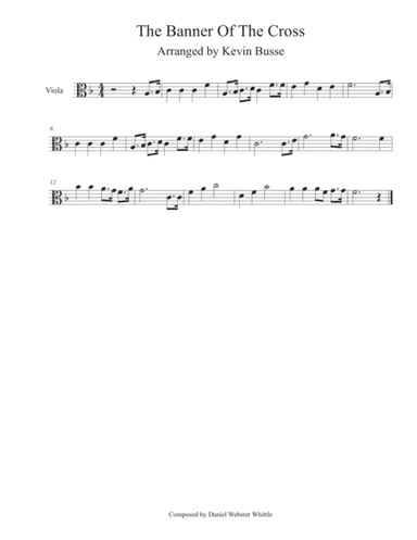 The Banner Of The Cross - Viola (arr. Kevin Busse)