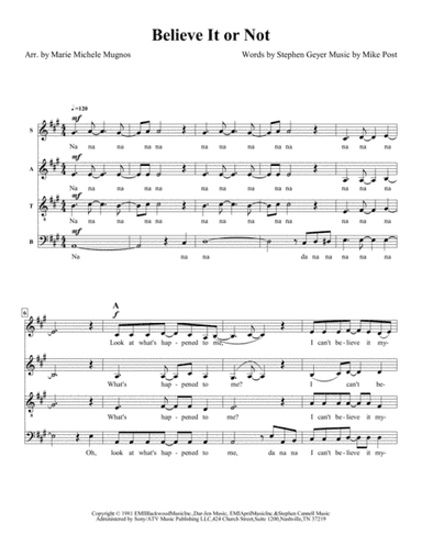 Theme From "The Greatest American Hero" (arr. Marie Michele Mugnos)