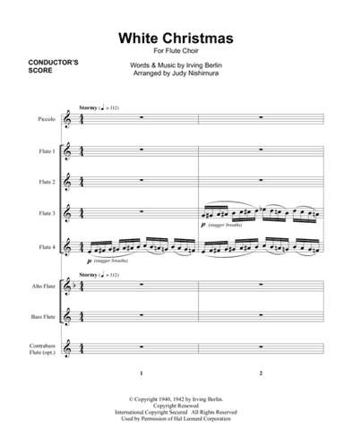 White Christmas (arr. Judy Nishimura)
