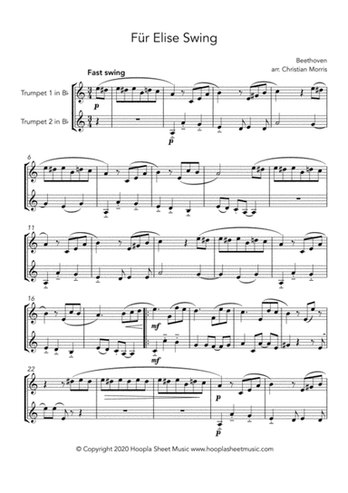 Für Elise Swing (arr. Christian Morris)