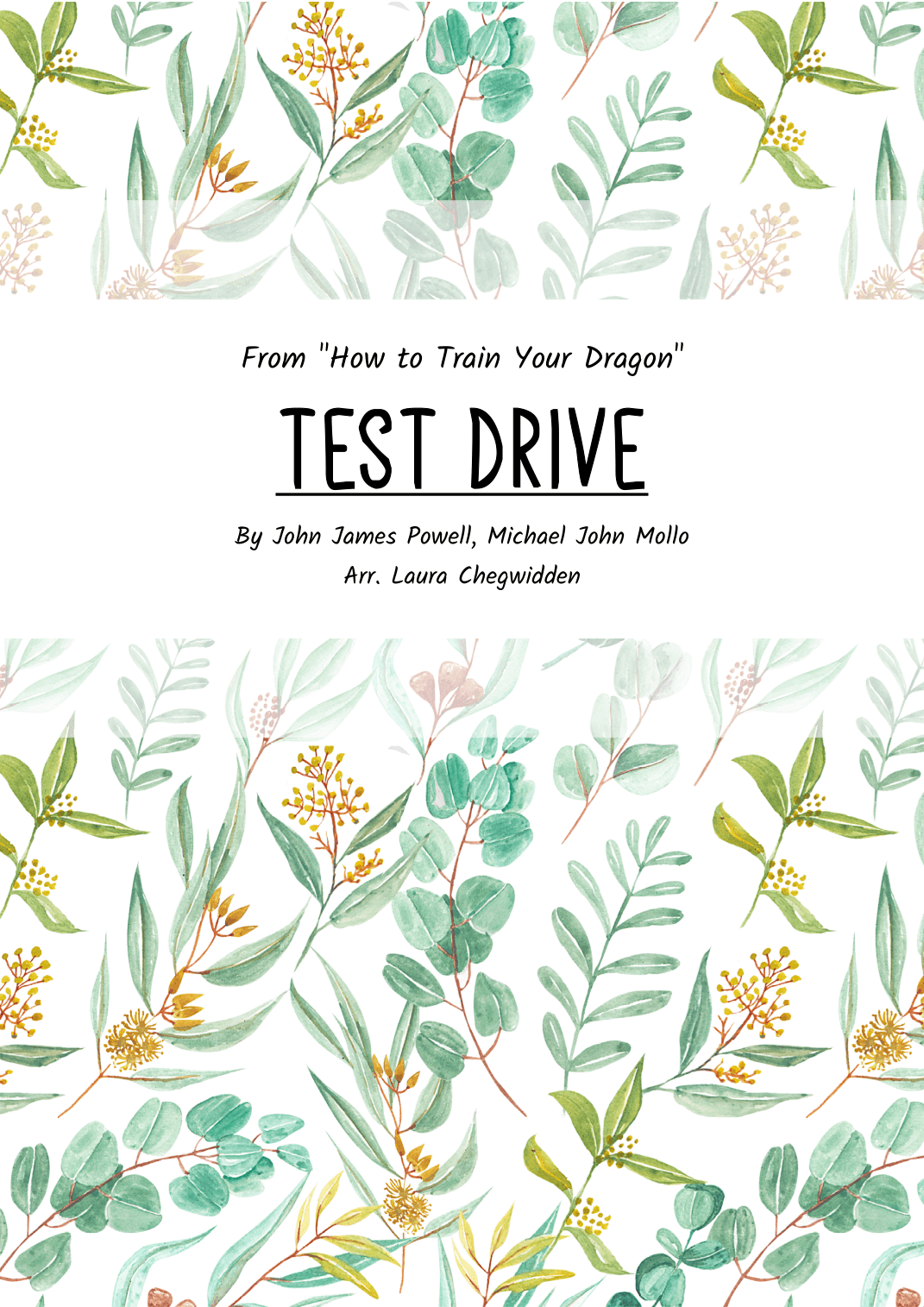 Test Drive (arr. Laura Chegwidden)