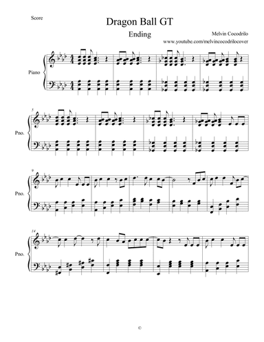 Dragon Ball Gt (arr. MelvinCocodrilo)