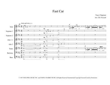 Fast Car (arr. J.D. Frizzell)