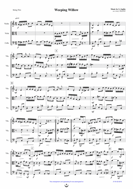 Weeping Willow (arr. Josef STASTNY)