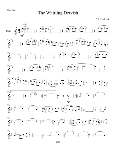 The Whirling Dervish (Flute Solo)