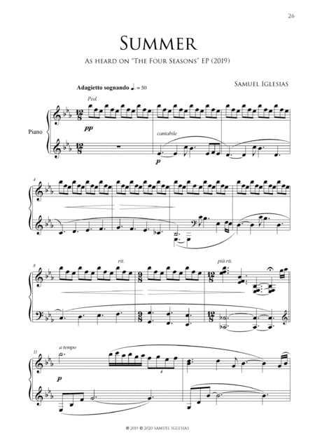 "Summer" - from The Four Seasons Songbook