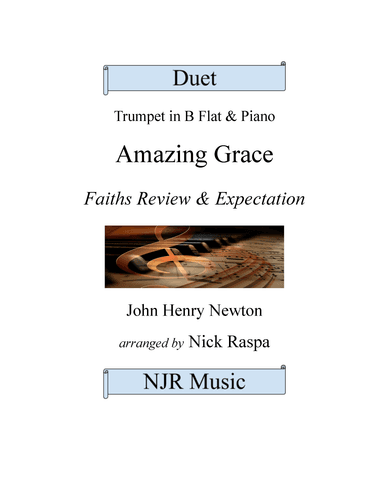 Amazing Grace (Bb Trumpet & Piano) - Full Set (arr. Nick Raspa)