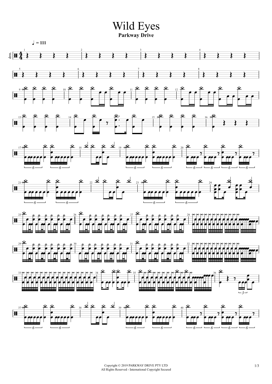 Wild Eyes (arr. Cyril Mayer)