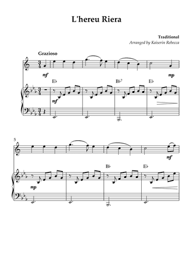 L'hereu Riera (arr. Kaiserin Rebecca)