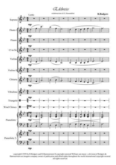 Edelweiss (arr. Ester Alessandrini)