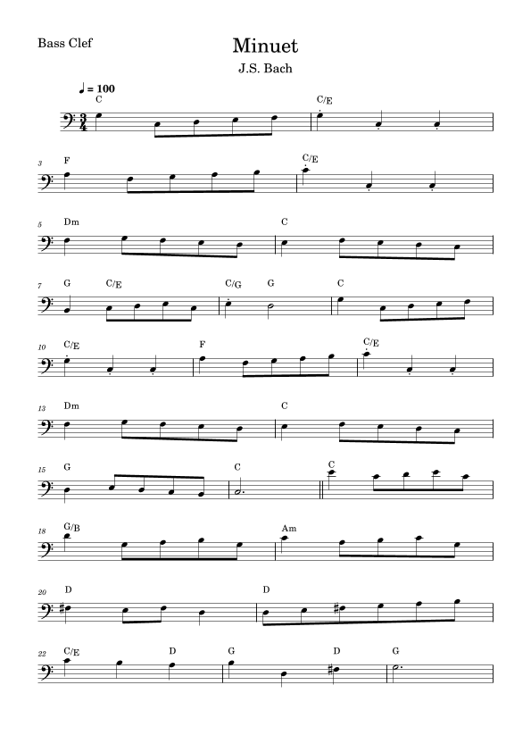 Minuet (arr. Fabio Eduardo de Oliveira)