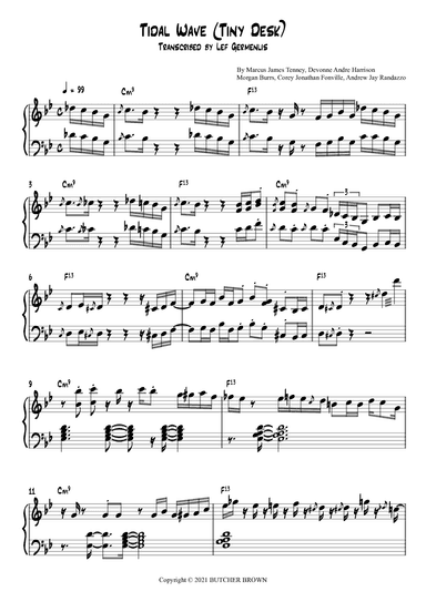 Tidal Wave (arr. Lef Germenlis)