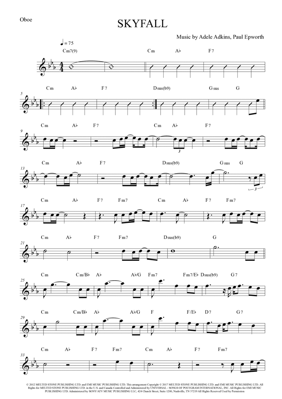 Skyfall (arr. Anderson Quevedo)