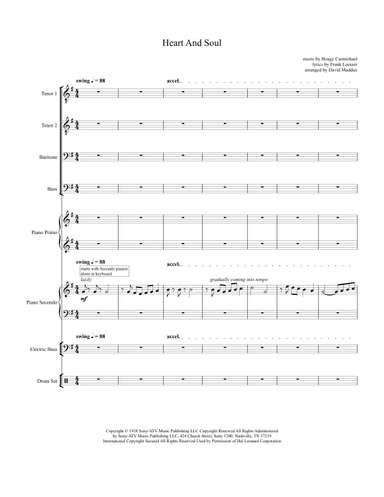 Heart And Soul (arr. David Maddux)