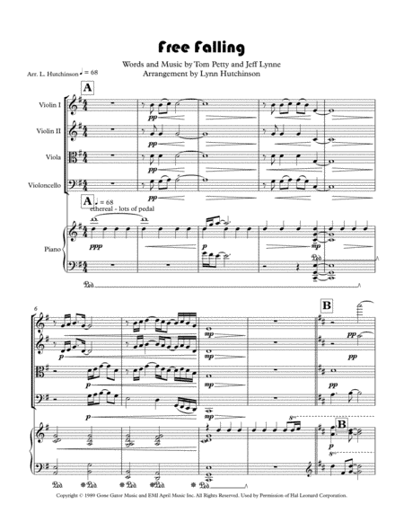 Free Fallin' (arr. Lynn Hutchinson)