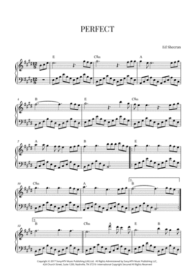 Perfect (arr. Cadenza Editions)