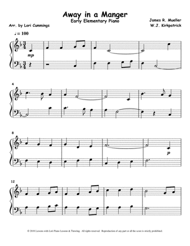 Away in a Manger (arr. Lori Cummings)