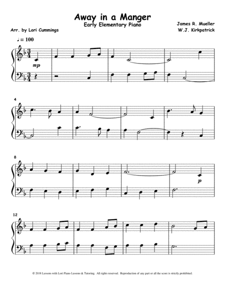 Away in a Manger (arr. Lori Cummings)