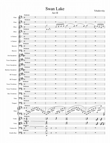Swan Lake for Full Orchestra (arr. Valerie Goatz)