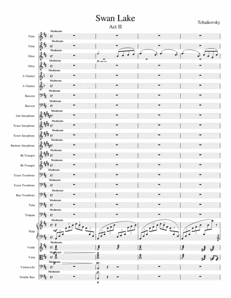 Swan Lake for Full Orchestra (arr. Valerie Goatz)
