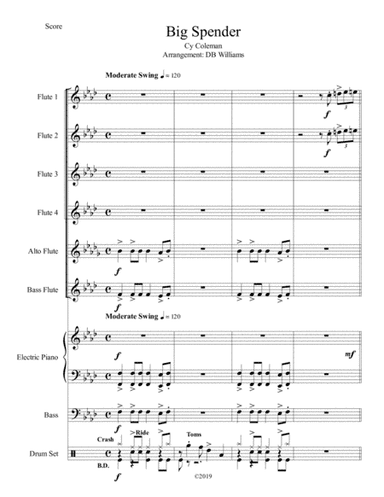 Big Spender (arr. DB Williams)